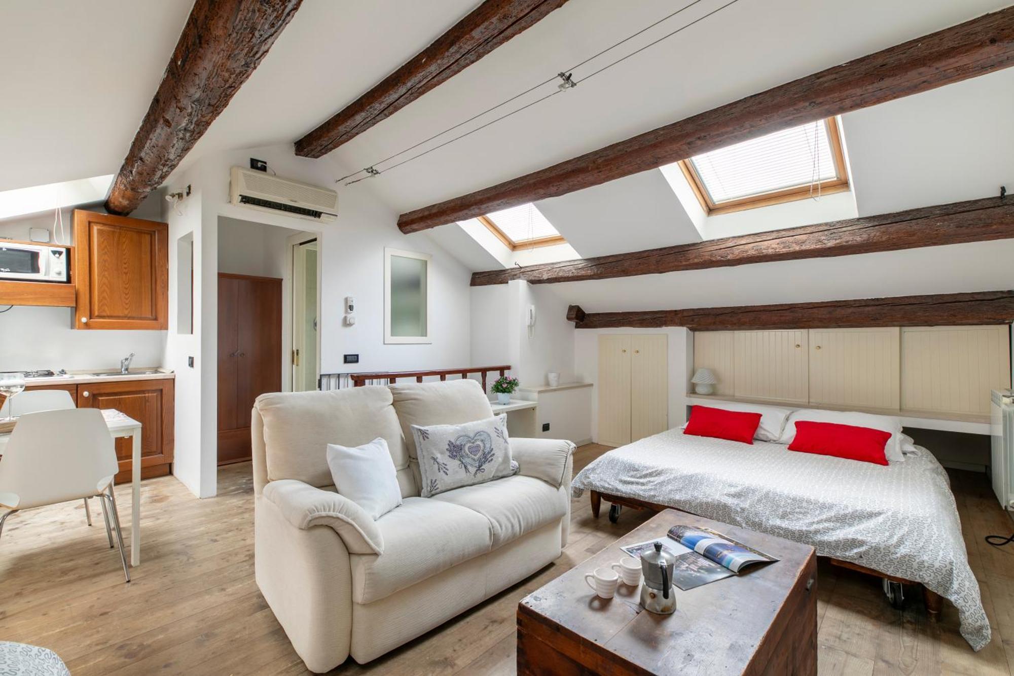 Nice Lovely Attic For 4 Person With Wifi - A/C Venezia Esterno foto