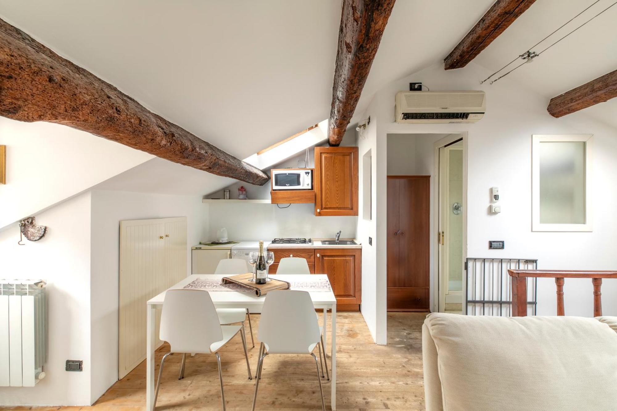 Nice Lovely Attic For 4 Person With Wifi - A/C Venezia Esterno foto