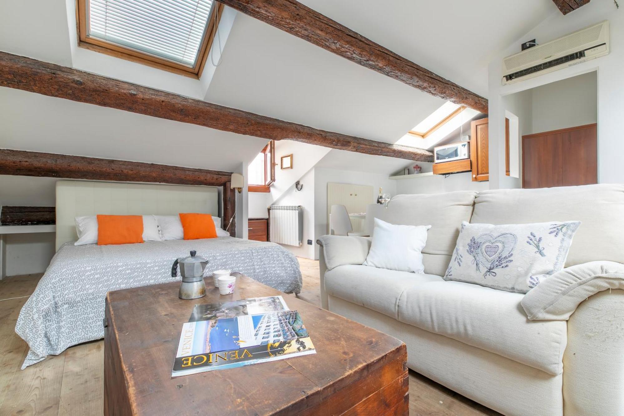Nice Lovely Attic For 4 Person With Wifi - A/C Venezia Esterno foto