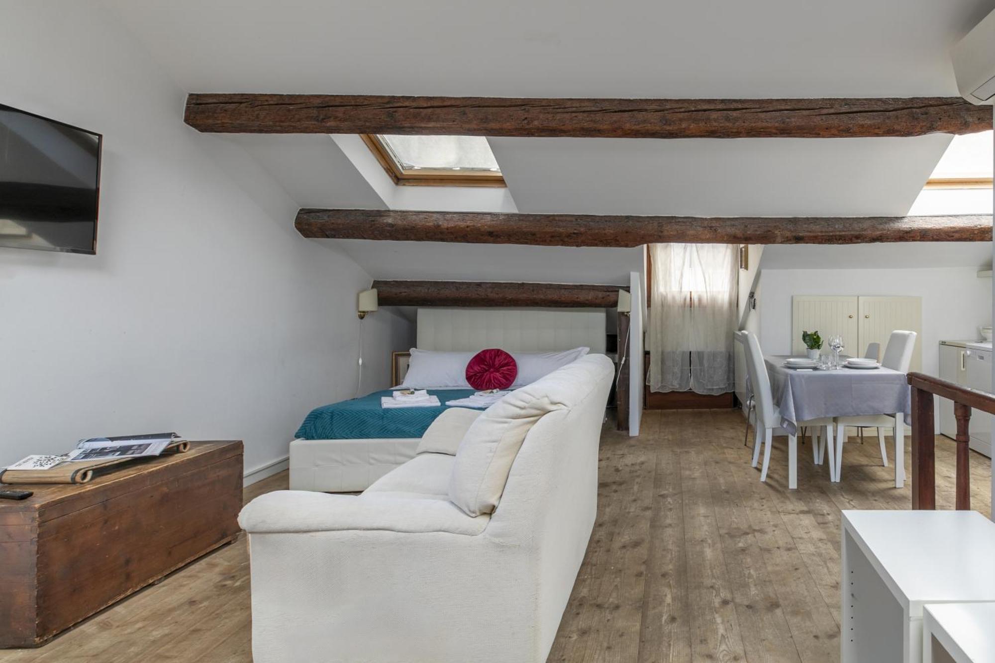 Nice Lovely Attic For 4 Person With Wifi - A/C Venezia Esterno foto