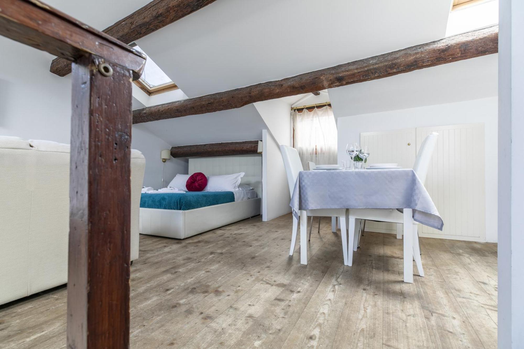 Nice Lovely Attic For 4 Person With Wifi - A/C Venezia Esterno foto