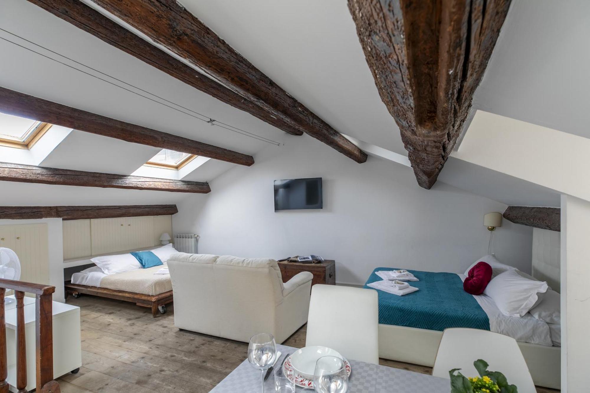 Nice Lovely Attic For 4 Person With Wifi - A/C Venezia Esterno foto