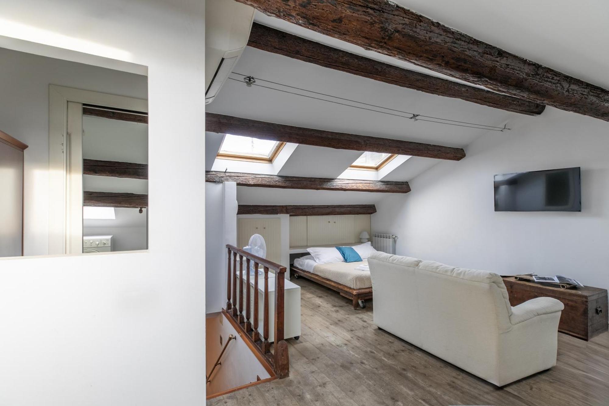 Nice Lovely Attic For 4 Person With Wifi - A/C Venezia Esterno foto