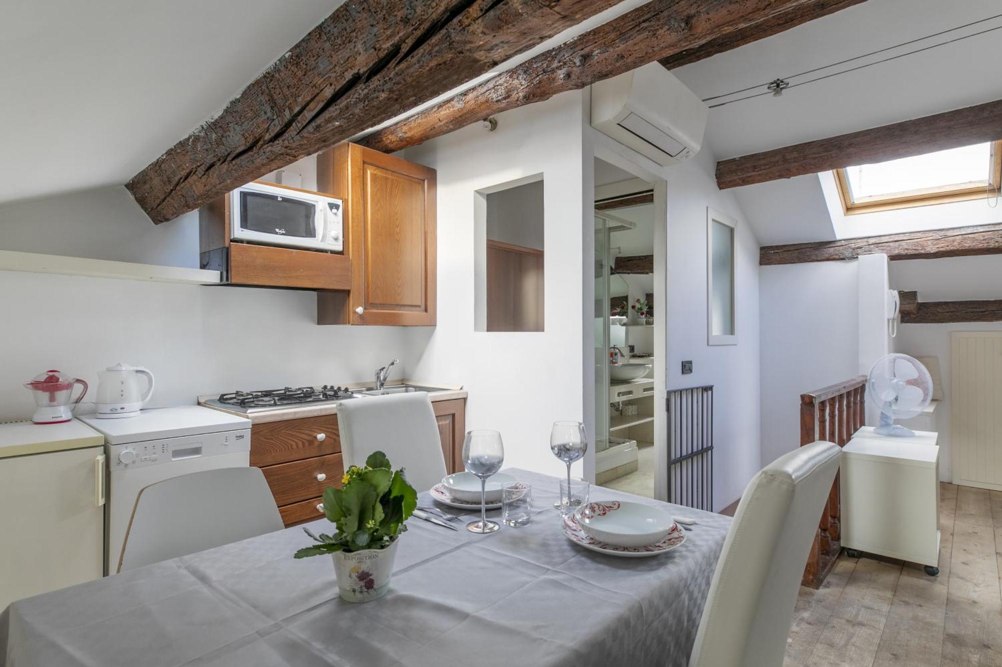 Nice Lovely Attic For 4 Person With Wifi - A/C Venezia Esterno foto