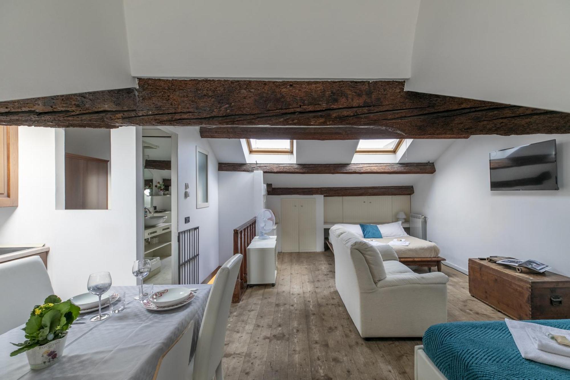 Nice Lovely Attic For 4 Person With Wifi - A/C Venezia Esterno foto