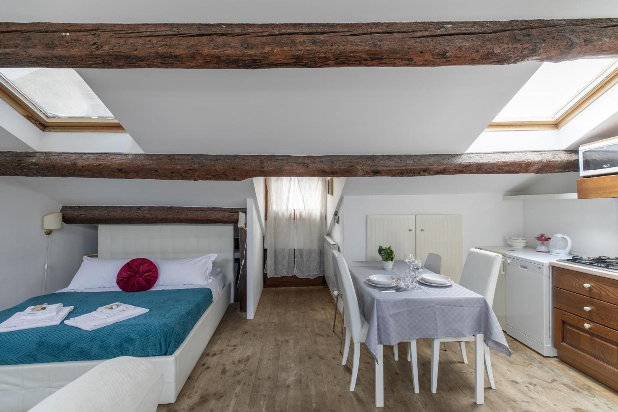 Nice Lovely Attic For 4 Person With Wifi - A/C Venezia Esterno foto