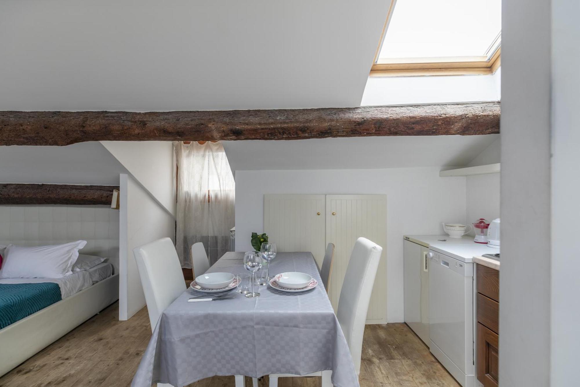 Nice Lovely Attic For 4 Person With Wifi - A/C Venezia Esterno foto