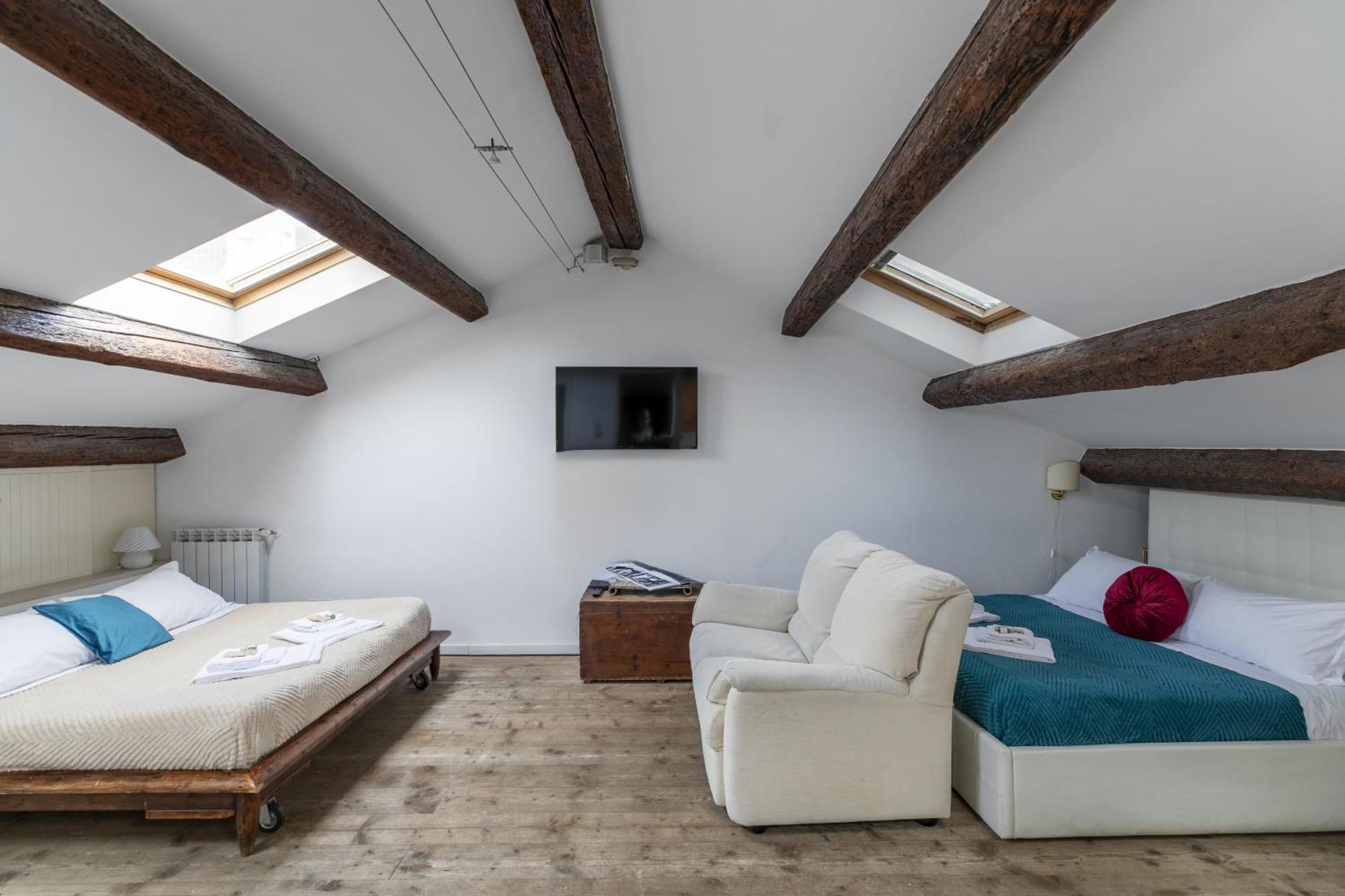 Nice Lovely Attic For 4 Person With Wifi - A/C Venezia Esterno foto